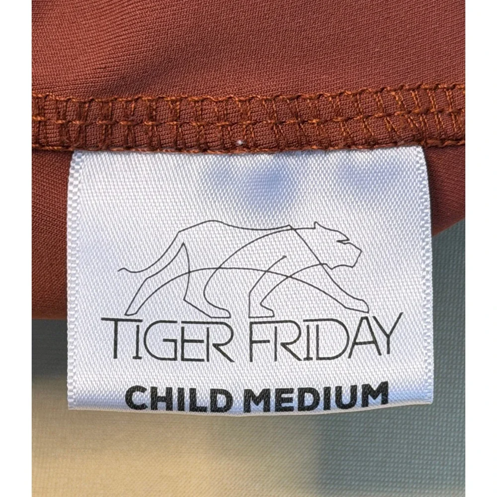 Tiger Friday Triker Shorts Toffee | Child Medium CM - Picture 5 of 7